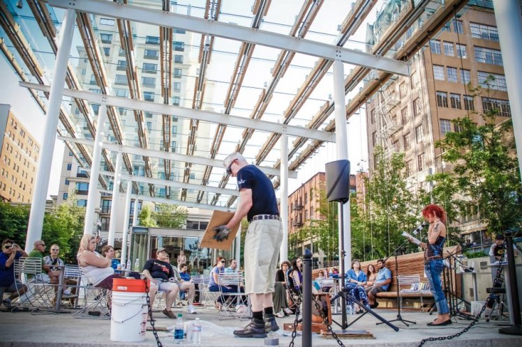 backstage low angle by AB