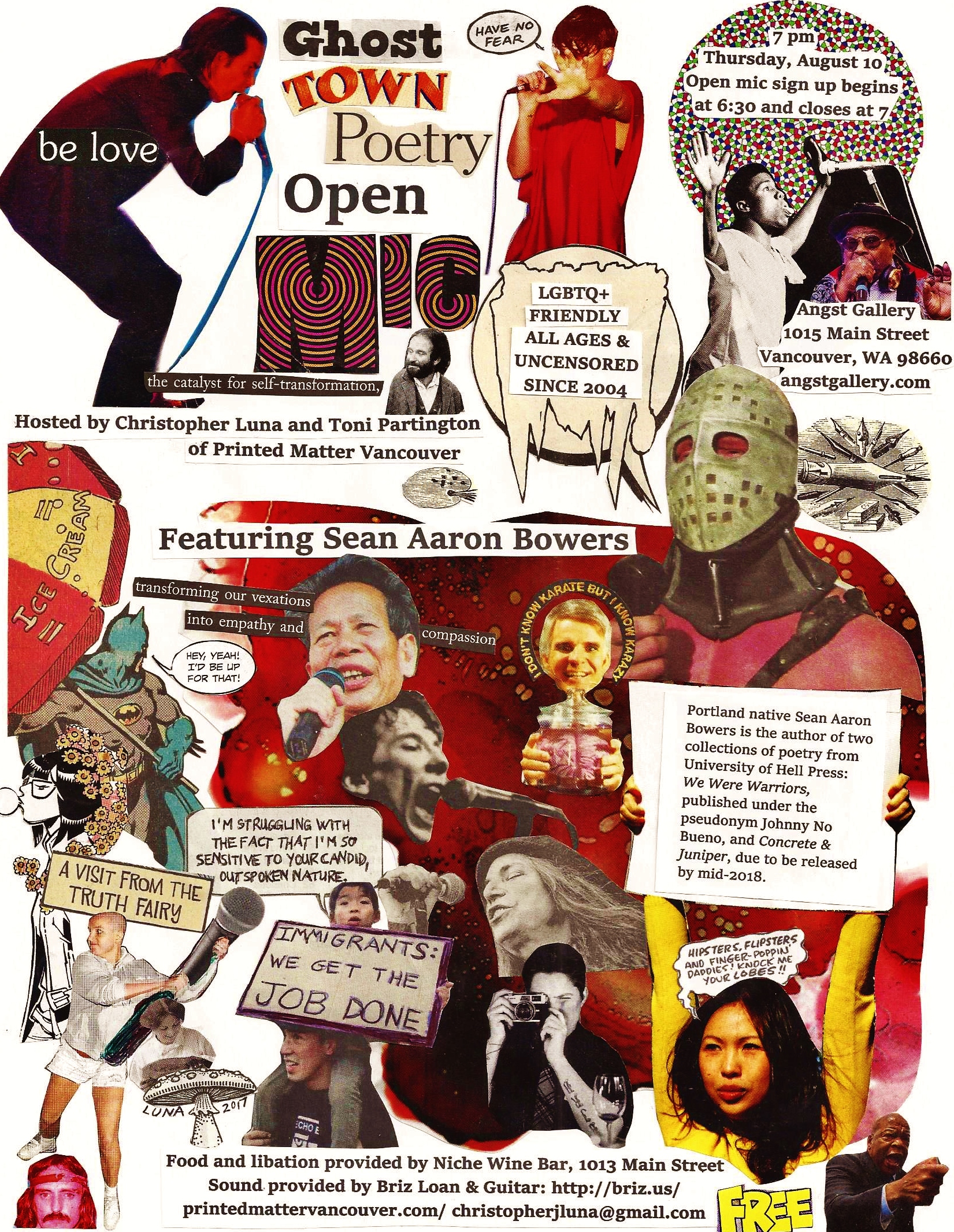 Ghost Town Poetry Open Mic Flyer August 10 2017 edit