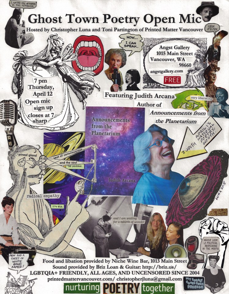 Ghost Town Poetry Open Mic Flyer April 12 2018 cropped