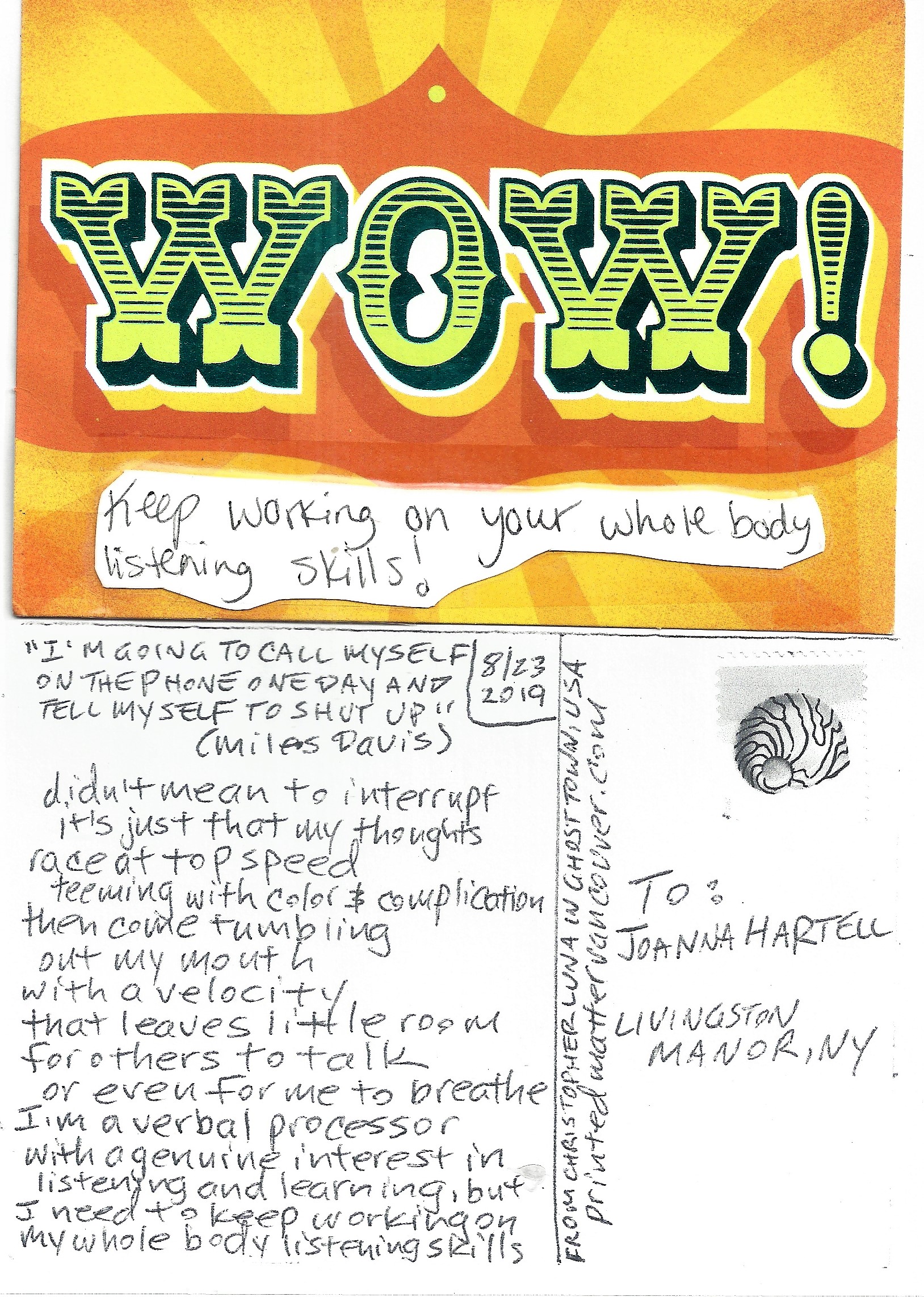 August 23 Joanna Hartell